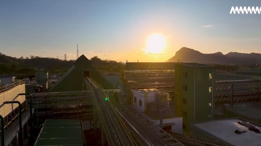 Fasilitas smelter PT Amman Mineral Internasional Tbk
